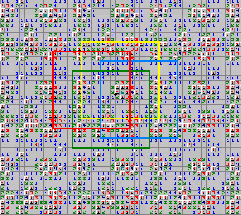 Tile of another minesweeper board