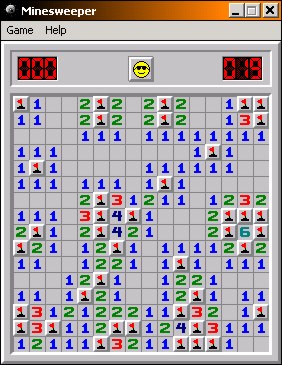 Shifts of another minesweeper board